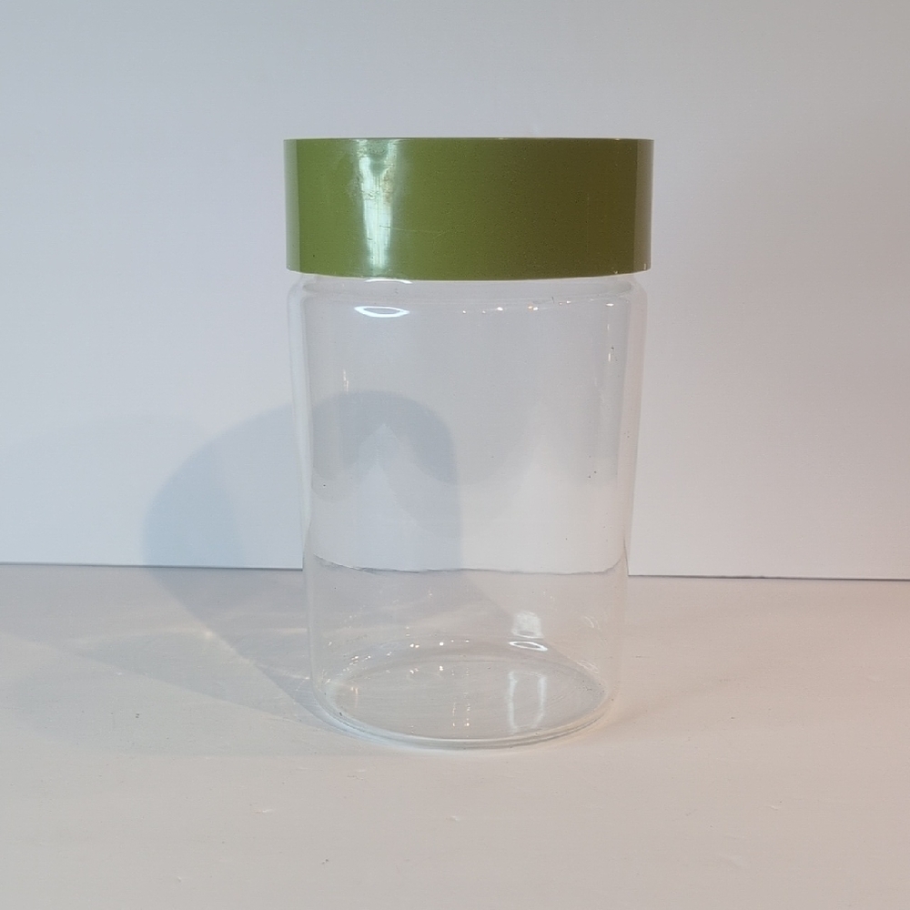 Pyrex "See N Store" Vintage Avocado Green Canister